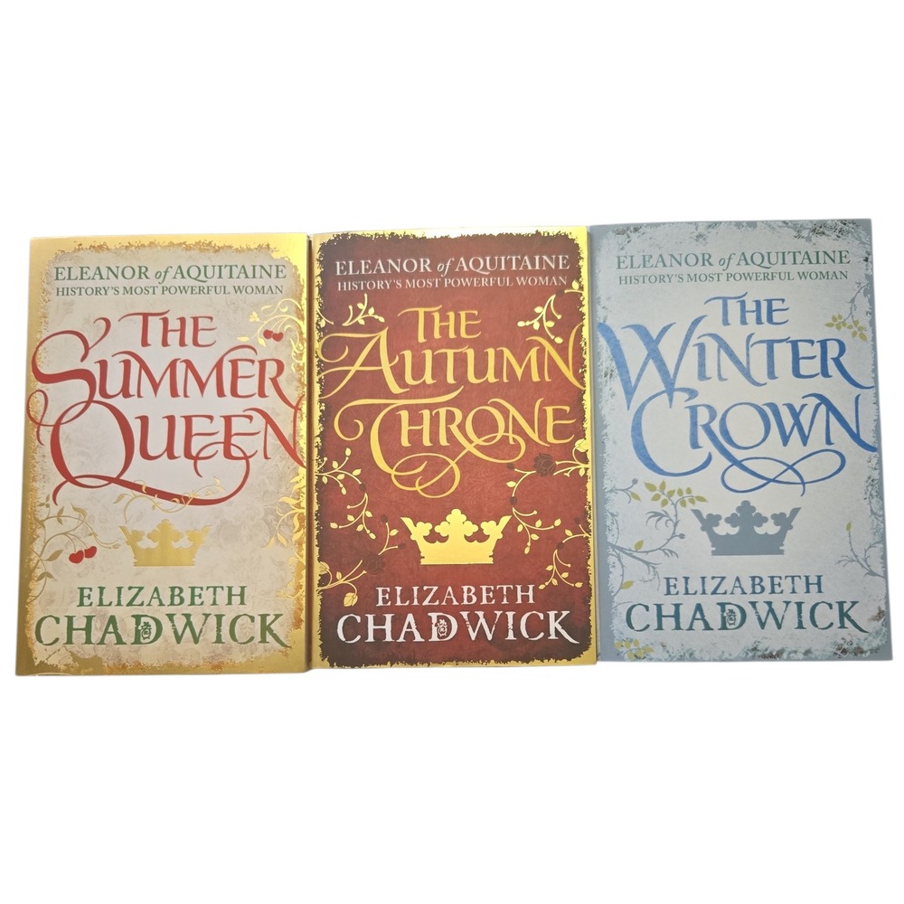 Eleanor‎ of Aquitaine 3 Book Paperback Set Elizabeth Chadwick Historical Fiction